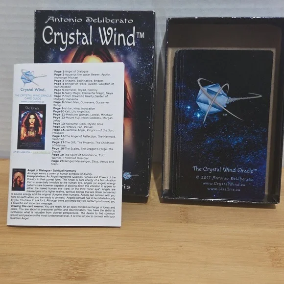 Crystal Wind Oracle Cards Complete Set - Picture 3 of 3